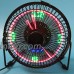 4inch Counter LED Programmable DIY Messages Cooling Fan (MRF-003) - B074M5YF14